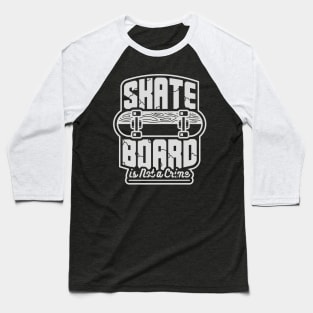 Skate Board Tony Hawk Baseball T-Shirt